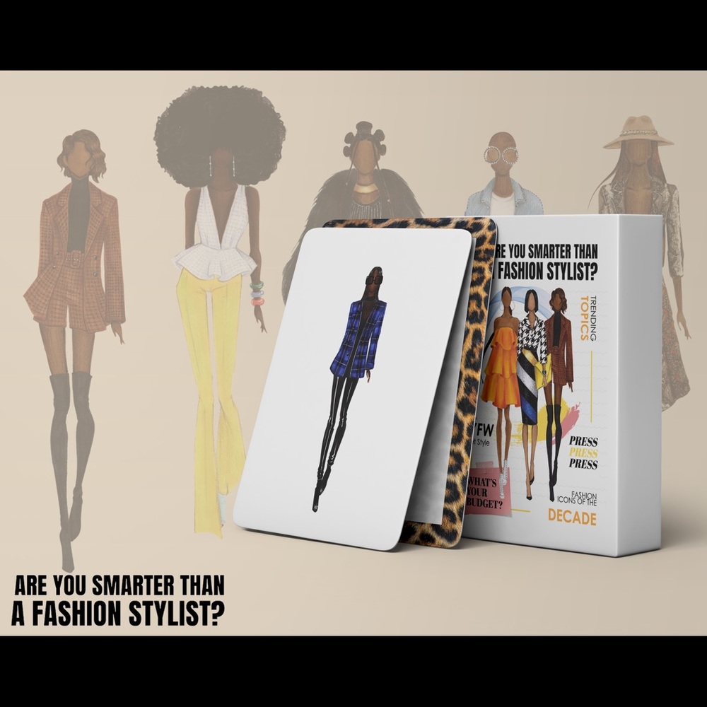 FASHION TRIVIA CARD GAME BY @AYSTAFS